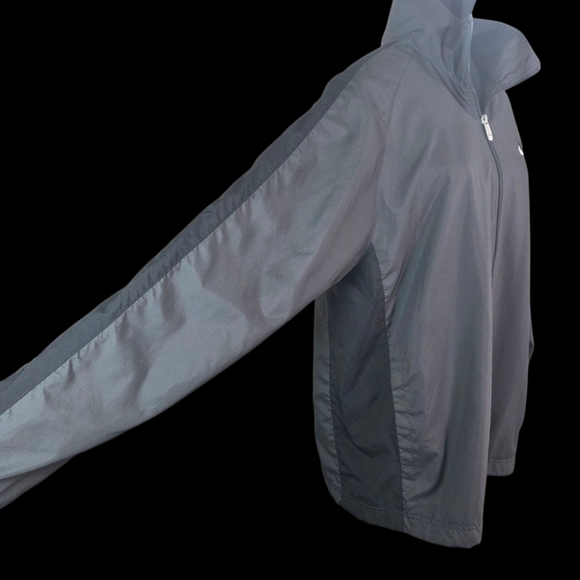 Nike Men's Grey And Black Windbreaker Jacket Size Med - Picture 3 of 6